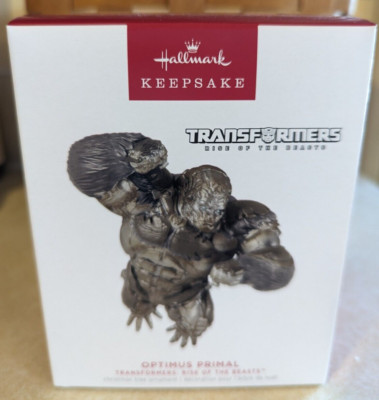 Hallmark Optimus Primal Hasbro Transformers Rise of the Beasts 2023 Ornament