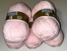 5 Skeins Berella "4" Worsted Yarn - Same Dye Lot - Color 8943 NOS