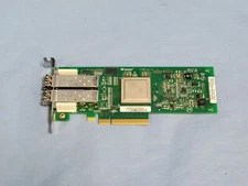 Dell RW9KF QLogic 8Gb/s Dual-Port FC HBA Adapter LP Bracket QLE2562L-DEL w/ SFPs