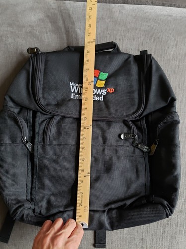 VERY RARE!! Microsoft Windows XP Embedded Computer Laptop Backpack Excellent Con - 第 5/14 張圖片