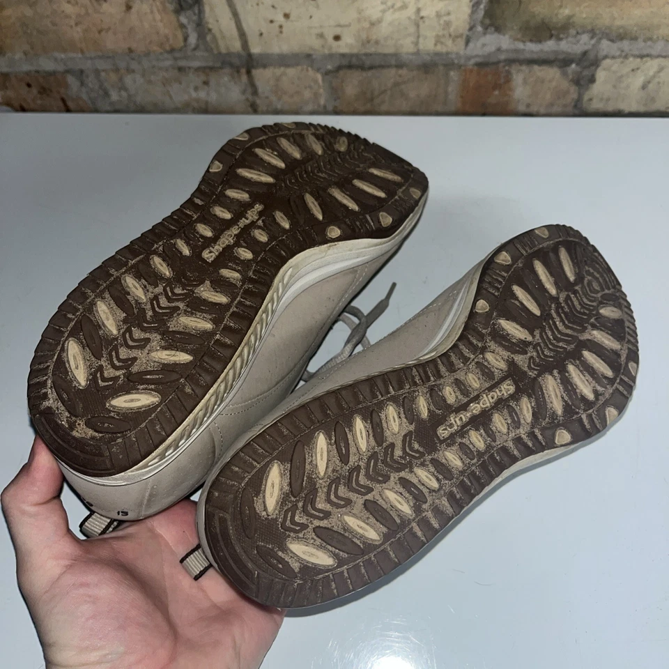 Sapatos Skechers Feminino 7.5 Shape Ups Marrom Claro Conforto Caminhada com Cadarço - Ver Desc - Imagem 4 de 4