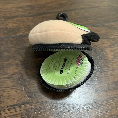 Buttercup The Powerpuff Ragazze Borsa Vintage Zaino Clip 2001 Insegnanti Animali Peluche - Foto 3 di 7