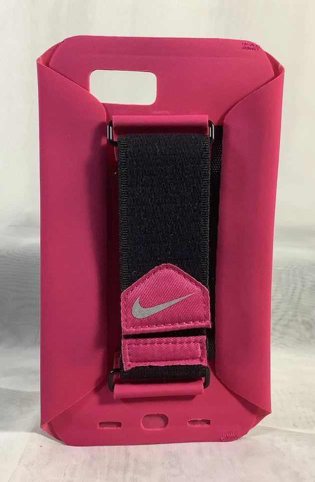 Pulsera ligera para correr Nike rosa/plateada Foto 2 de 4