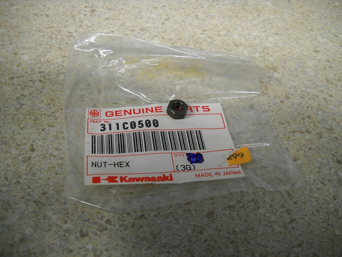 NOS OEM Kawasaki Ignition Switch Nut 1987-2018 KLF110/250/400