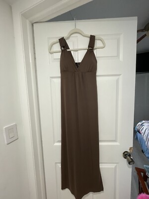 Planet gold maxi dress | eBay