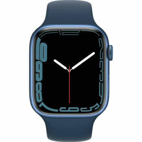 Apple Watch Series 7 45mm Graphite Stainless Steel Case with Abyss