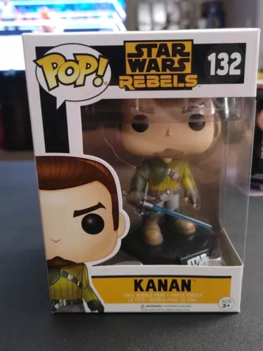 Funko Pop! Vinyl Figure Star Wars Rebels Kanan Jarrus #133 with protector