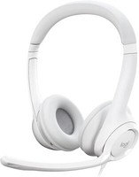 Logitech H390 | Cuffie Cablate | Cancellazione Rumore | USB-A | Bianco Sporco (A)