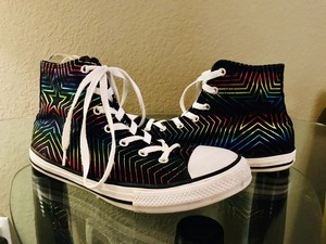Converse US 6M, EUR 38.5, Chuck Taylor All Stars High Top Rainbow Star  Sneakers | eBay