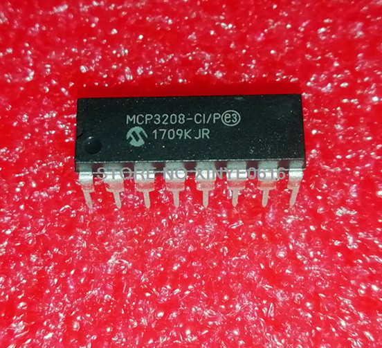 Hot Sell 1PCS NEW MCP3208-CI/P MCP3208-C1/P MCP3208 DIP-16 Converter IC ...