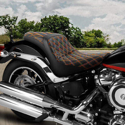 Rider Driver & Passenger Seat Fit For Harley Softail Low Rider