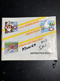 Super Mario Bros. / Duck Hunt / World Class Track Meet (NES) & Manual