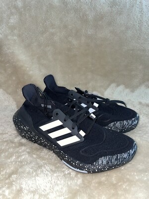 Size 10.5 - adidas UltraBoost 22 Black White Speckled (Men's, $220)