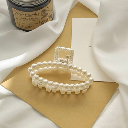 6PCS Korean Pearl Resin Shark Clips - Stylish Hair Accessories for a Trendy Look - Picture 13 of 16