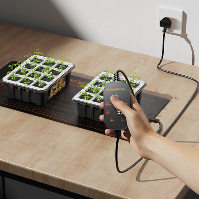 Spider Farmer Seedling Heat Mat Heater Pad Digital /Thermostat Set Controller