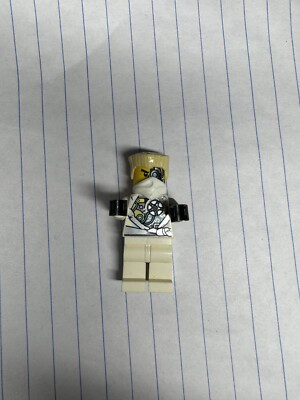 LEGO Ninjago Techno Zane Battle Damage Minifigure 2014 70724