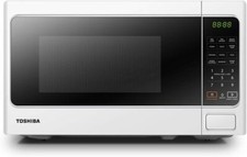 20L Digital Microwave 800W White 11 Power Levels 6 Presets Easy Clean Compact