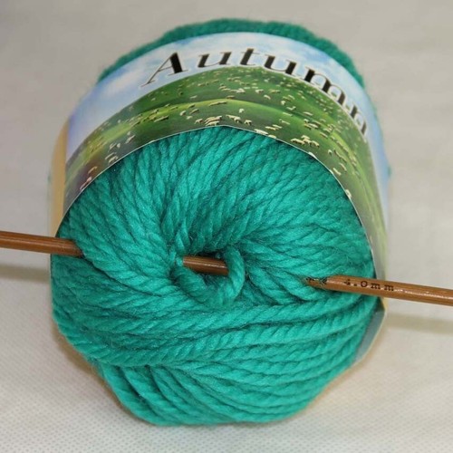 Sale new soft warm 1 BallX50g Chunky Thick Wool Hand Knitting Yarn Kelly green - Picture 6 of 20