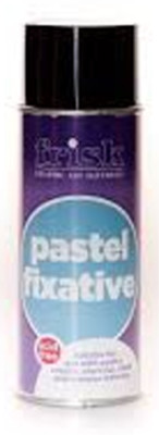 Frisk (Ghiant) Transparent Pastell Fixiermittel Aerosol Spray 400ml Anthrazit Graphit