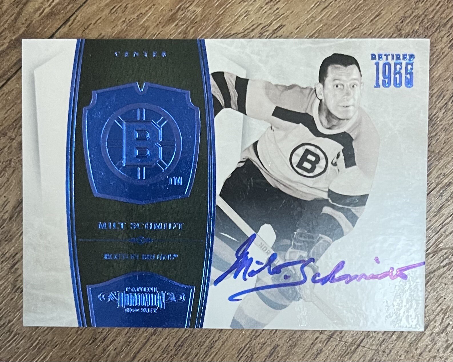 2010-11 Dominion Sapphire #104 Milt Schmidt 02/10