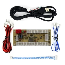Zero Delay Arcade USB Encoder PC to Joystick MAME 5Pin Sanwa Push Button W/Cable
