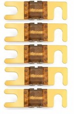IMC Audio 70 Amp Mini ANL Fuse Gold for Car Audio Auto Marine Audio 5 Pack