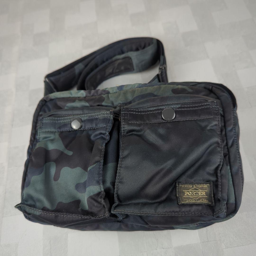 PORTER Tanker 30th Anniversary Limited Shoulder Bag 2Layer CAMO 