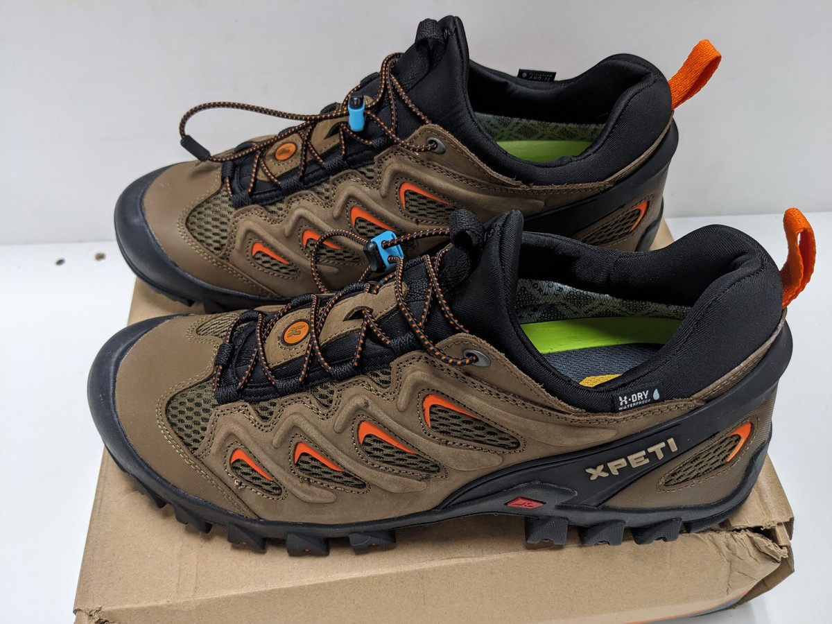 XPETI Mens Thermator Slip On Hiking Shoes Waterproof Insulated Olive Black sz 11 SALATHE GTX - Olive | Men main image 3