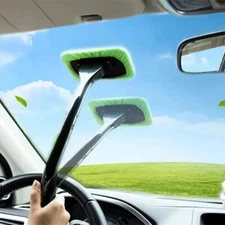 1PC Window Cleaning Brush Windshield Wash Tool Interior Car Wiper Long Handle