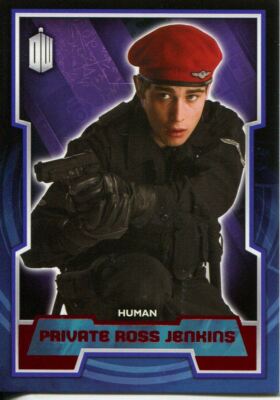 Doctor Who 2015 Red Parallel [50] Base Card #146 Private Ross Jenkins