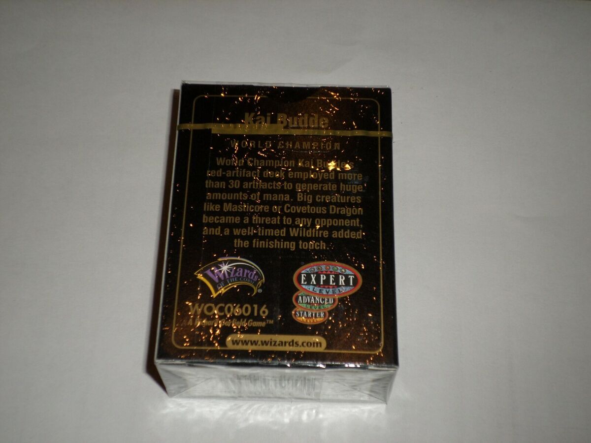 World Championship Deck - 1999 - Kai Budde - MTG Sealed World Championship Deck - 1999 - Kai Budde - MTG Sealed