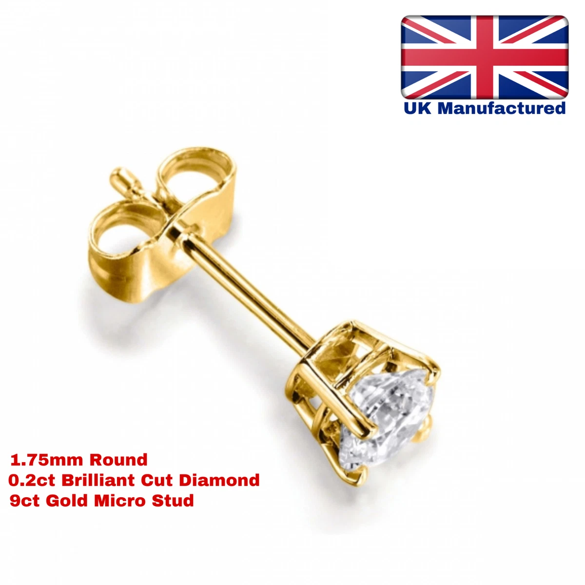 Micro shop stud earrings