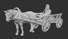 28mm WW2 German Army/ Heer (Winter) - Ostfront Horse Drawn Wagon