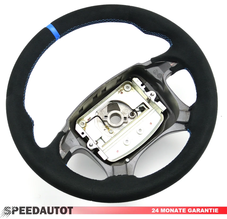 TAUSCH Alcantara Lenkrad Volvo V70 S-70 Lenkrad Alcantara  Blau Ring - Bild 2 von 4