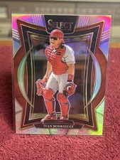 2025 Panini Select - Concourse Ivan Rodriguez #48 Silver Prizm