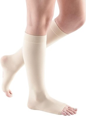 mediven Comfort for Women, 15-20 mmHg ? Open Toe, Knee High Compression Stocking