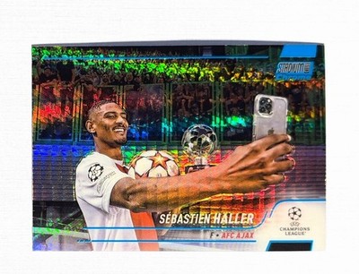 Sebastien Haller ~ 2022 Topps Stadium Club Chrome ~ Blue Prism Refractor #94