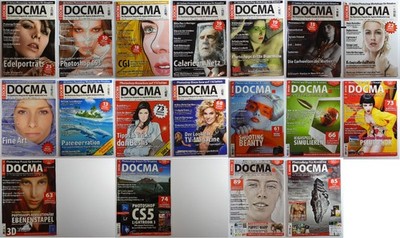 DOCMA Fotografie Magazin, 3 Jahrgänge 2007   2010, Heft 17 bis 37, 3 fehlen