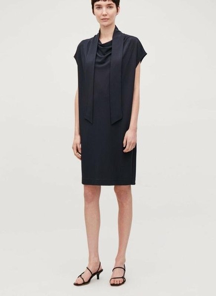 Women COS Dress Navy 38 / M / 46 #6PSS