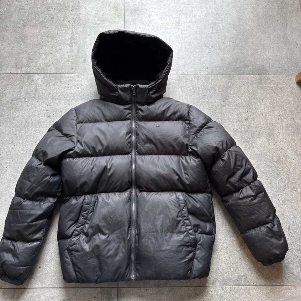 Tommy Hilfiger Daunenjacke Gr 164 Schwarz