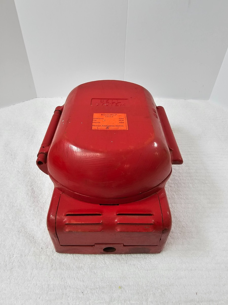 Western Electric 525A Tel Set Bell System Emergency Phone Box