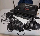 Vintage Sega Genesis CD Model 1 NEEDS REPAIR Works Rarely Adapters Extensions