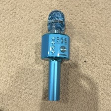 BONAOK Blue Bluetooth Wireless Karaoke Microphone with Volume  Echo Controls