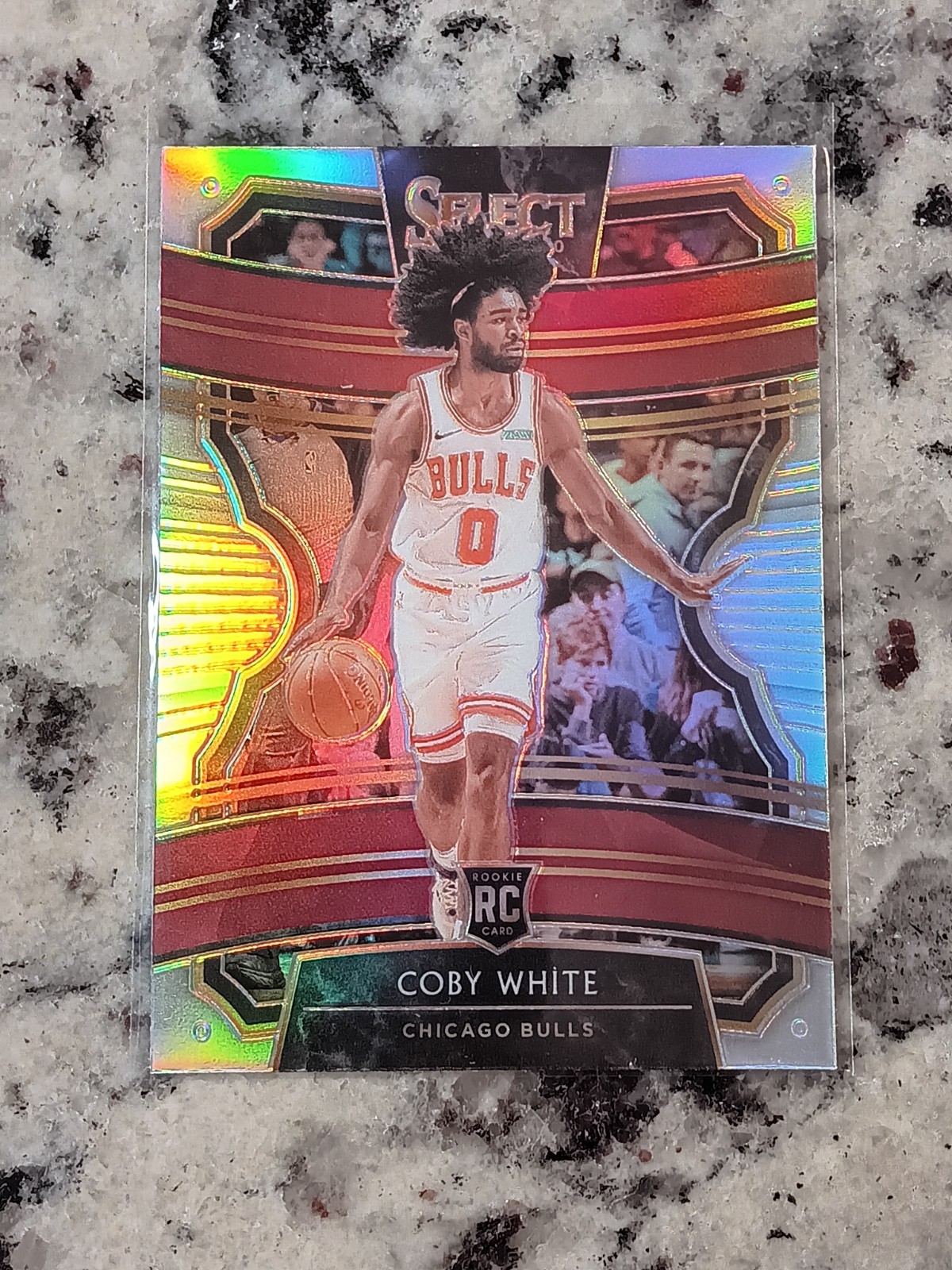 Coby White 2019-20 Rc Select Silver Prizm Rookie #48 Bulls