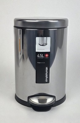 Treteimer 4,5L Simplehuman CW1851CB runder, fingerabdrucksicherer Edelstahl,NEU