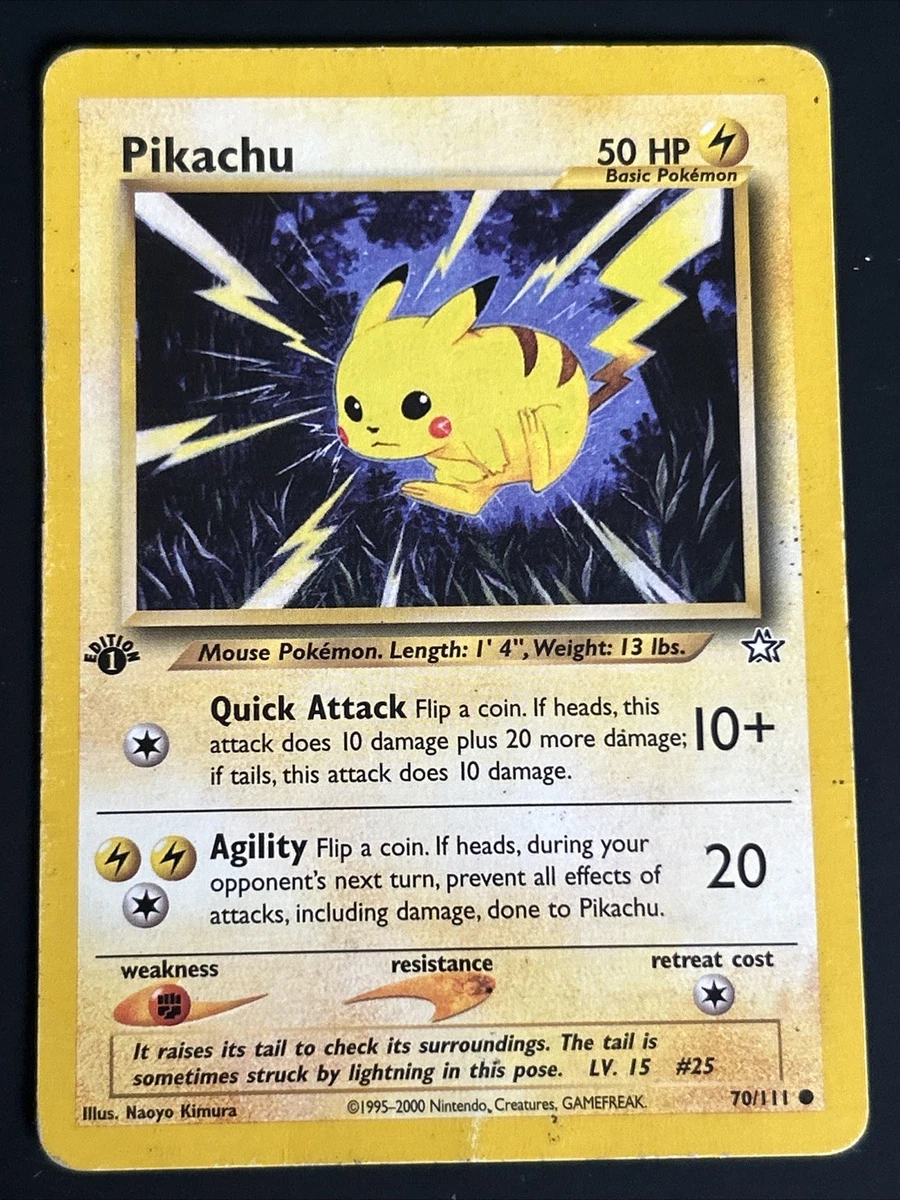 ◇CARD「ポケモンカードNEO：PIKACHU the MOVIE 2000 公式認定