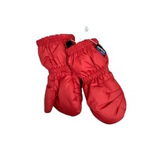 Patagonia Baby Puff Mittens Recycled Polyester Red Winter Warm Infant 0-3m NWOT