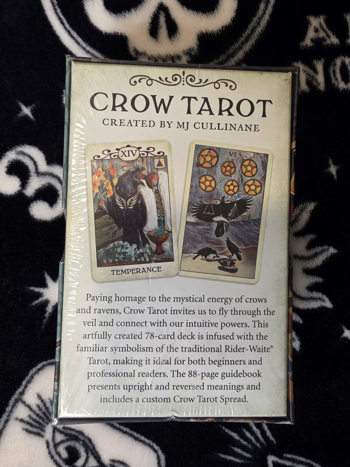 NEW! Crow Tarot Deck by MJ Cullinane - Raven Magic - Intuitive Divination Deck