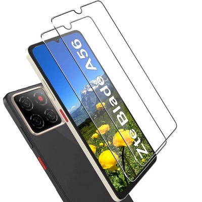EGEDI Für ZTE Blade A56 Echt Glas Schutz Panzerfolie 9H Displayschutz Schutzglas - 2x