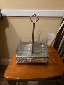 Southern Living At Home Astoria Flatware Caddy Heavy -5 pc.